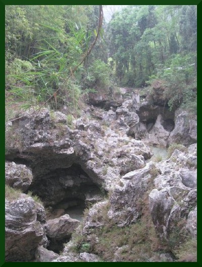 Second photo in a series of seven, of China's wonderful ' rock-scapes.'