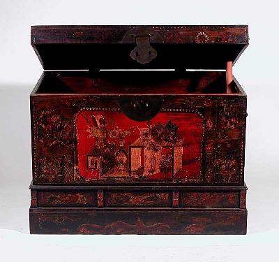 Chinese opera trunk